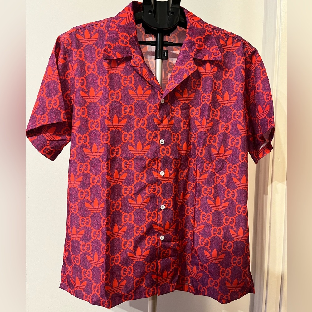 Gucci x Adidas Bowling Shirt